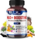 NAD+ 数字化 与Nicotinamide Riboside NR、Trans Resveratrol、Quercetin - 支持细胞能量、长寿、健康老龄化 * 美国制造和试验* (90个数(一包))