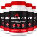 (5 Pack) Vigor Fix 雄性增生剂,VigorFix 男子药丸,日常营养促进整体健康与健康,Vigor 固定支持 信心与能量盖,审查(300 Capsules)