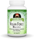资料来源:Naturals Vegan True, Vegan Force 多重,Vegans的先进能源公式* - 60块平板电脑