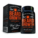 野生威利的曼斯卡佩猪笼草(Manskape Co Beard Growth Vitamins by Wild Willishs) - 自然更快的毛发生长 - 60枚带生物素的盖子 - 生长一种Thicker, Fuller Beard and Mustache Today.