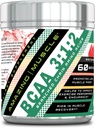 惊人的肌肉 BCAA 3:1: 2 补充 + 60000 Mg Pervice → 60 service → 西瓜 Flavor