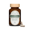 绿色工作(Greenworks Natural's Digest) 配有有机消化酶的Probiocts, Prebioctics & Fiber - 10亿 CFU, 3 Strains - Gut Health Supplement, 60 Capsules