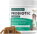 健康能量日报 Probiotic & Prebiotics Soft Chew for Dogs & Cats - 对痢疾,便秘,倒胃,消化和气体的消化支持 - 帮助消化,过敏皮肤和免疫健康70ct