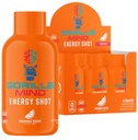 Gorilla Mode Energy Shots (6-Pack) - 增强焦点和能量的能量射击,无糖,快动作,带有维生素和天然提取物的强力公式(Orange Rush)