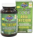 生活花园,维生素代码,RAW Calcium,120 蔬菜卡普尔