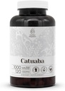 Catuaba 120 Capsules QQ 高概率草药膳食补充剂 配菜 Capsules 和 Catuaba (Trichilia catigua, Erythroxylum vaciniifolium) 干巴(120个计数)