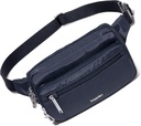 Baggallini Secetex 反盗窃带 范妮包 女性 RFID 钱包 锁定Zipper-Travel 包包 十字架