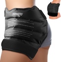 NEWGO 取代 Hip 外科手术的冰包, Gel 冷包 Hip 冰包, Hip Bursitis, Sciatica, Flexor pain, 炎症, Swelling - 黑色