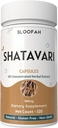Shatavari Capsules 500mg 集中 10:1 摘录 | Asparagus racmosus 根草药补充 | Non-GMO, Gluten-Free, 传统草药配方(120个计数(一包))