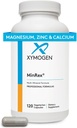 XYMOGEN 钙,镁锌MinRex 多种矿物质补充剂 - 配碘,硒和钾支持矿物质再生+运动营养(120 Soy, Gluten 和 奶油无盖)