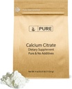 纯原始成份 钙 Citrate(4oz) 钙补充剂,无添加剂或填充剂