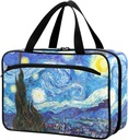 Naanle Pill组织者 Bag 旅行 Pill Bottle Medicine 组织者 家贮药袋 补充维生素 VanGogh 星空夜空急救袋 汽车露营 1.0 计数