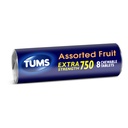 TUMS 外加强效安非他明药片,用于烹饪心脏烧伤救济和酸消化不良救济,各种水果火焰 - 8个计数卷