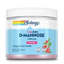 SOLARAY D-Mannose 与 CranActin Cranberry AF 提取粉末,2000 毫克,400 毫克 Cranberry 提取粉末,健康尿道收缩支持,有机天然火焰,30 种服务,8 oz