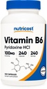 营养成本 维生素B6(黄素HCl) 100毫克,240卡普尔