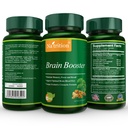 营养性脑促进剂 - Ginkgo Biloba, Turmeric, Cistanche Tubulosa, Fo-ti 提取混合物 - 大脑功能的天然抗氧化剂支持 - 清晰,聚焦和记忆增强 - 90 Veggie Capsules