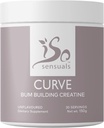IsoSensuals Curve Bum Building Creatine - Micronized 200 Mesh for Smooth Muscle Buildinger for Women, Creatine Women Conferder, 富士增益的能量补充剂. 30 不受欢迎的完美桃服务