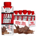 LABRADA NUTRINT - Lean Body RTD WHEY 蛋白质摇摆,方便男方和女方的食用替代摇摆,20克蛋白质 — 零糖,乳糖和葡萄糖自由,巧克力(16袋)