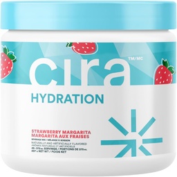 Cira水解粉(45种服务) - 电解质饮料与喜马拉雅盐混合,用于脱水救济和恢复 - 草莓玛格丽塔
