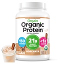 Orgain 有机维冈蛋白粉,Horchata - 21g 植物基蛋白,9g Prebiotic Fiber,低网卡布,无乳糖成份,无添加糖,非GMO,用于摇晃和滑动,2.03磅