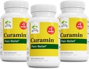 Terry Naturally Curamin - Curcumin Supplement for Circulation & Endorphin Support - Support for Occasional Discomfort - Aids Healthy Muscles - 120 Capsules (Pack of 3)