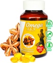 Sikyriah Omega 3、6和9软胶 Capsules l 100%纯Sacha Inchi Oil l 3000毫克/日l 植物补充物 l 无味基本脂肪酸 来源 l 非GMO l