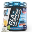 BPI Sports CLA+Carnitine – CLA L Carnitine & Linoleic Acid – L Carnitine 增肥,代谢和精液肌肉补充剂 – 咖啡因自由 – 水果扑克 – 50 services – 12.34 oz
