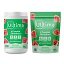 Ultima Electrolyte Powder Drink Mix Bundle – 无糖食品包 – 西瓜,90个服务罐和20个Sickpack – 6个电解质和矿物 – Keto Friendly, Vegan, 非GMO