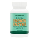 Natures Plus Papaya Enzyme - 6 mg Papain - 所有天然消化辅助剂补充剂,包含Amylase & Protease - 180可切片(180 services)