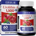 Urolithin A Supplement 1000 mg Plus 跨呼吸草原醇、Anthocyanins、绿茶、促进健康老龄化、支持细胞和男女能源,60 Capsules-45