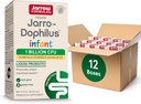 Jarrow Formules Jarro-Dophilus 婴儿液体亲生药物,营养补充剂,婴儿肠内健康支助,10亿 CMFO 服务,0.51 Fl Oz, 30天供应,(12包)