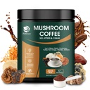 Lukaree Mushroom咖啡 14 in 1 Instant Mushroom 咖啡 阿拉伯咖啡 咖啡 蘑菇粉 配有狮子马内,雷希,查加,科迪塞普斯,Shiitake, Maitake, Turkey Tail for Focus Energy 豁免 8 oz (227g)