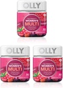 Olly Perfect Women's Multivitamin Gummy Supplement,配有Biotin & Folic Acid,Blisful Berry, 90 计数(45天供应), 3 Pack