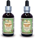 Tian Men Dong, Asparagus (Asparagus Cochinensis) Glycerite, 干根粉无酒精液体提取(Brand name:Herbalterra, Proudly made in USA) 2x2 fl.oz (2x60 ml)) (英语).