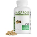 Bronson Maca 根 Lepidium Meyenii 非GMO, 250 植物胶囊