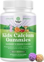 Natures Craft Tasty Kids Calcium Gummys - 儿童维生素D和钙Gummys - 肌肉骨质发育维生素和D 60cmt(1包)