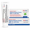 Hydrocortisone Cream – 1 Ounce Eczema Cream with Aloe Vera – Premium Anti Itch Cream Extra Starge – Rashes, Itchiness,昆虫Bites, 皮肤炎,洗涤剂,珠宝