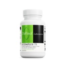 DAVINCI Labs B Complex-75 - 支持放松和适当的神经功能* - 与Niacin,维生素B6,B12,Biotin,Choline和更多 - 蔬菜 - Gluten-free - 60 Capsules的饮食补充