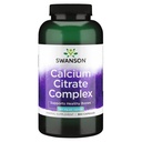 Swanson Calcium Citrate 复合肌肉骨骼健康支持矿物补充300盖