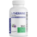 Bronson L-Theanine 200mg (双层) 配有 Passion Flower Herb, N-GMO Gluten - Free Soy - Free 压力管理补编,360 Capsules