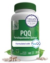 健康营养PQQ 20mg 60 服务 Pyrrolocalinoline Quinone 作为纯QQ 推广 Mitochondrial Biogenics + 认证 Vegan → 非GMO Gluten So Free Capsules → 清洁标签 PQQ 补编