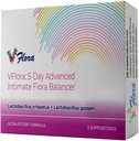 VagiBiom 5-Day Vflora(裂腹杆菌+L. gasseri)为平衡内侧花. Nourish和Nurture Good Flora为皮肤健康服务. 超能力 100% 天然 Vegan( 5个假设)