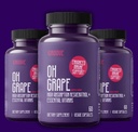 Ooh Grape Resveratrol 补充 525mg (60 Capsules) | 支持认知功能,心脏健康和免疫系统 | 配有锌,镁和其他基本营养物质的动力