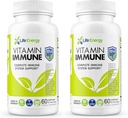 17 in 1 Imune Assupport + imune Boost with Vitamin C, Vitamin D, Vitamin A, Zinc, Quercetin, Turmeric, Green Tea, Selenium + 成人每日豁免支助补编 - 60 Count (2)