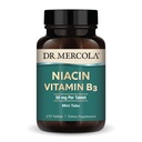 Mercola Niacin Vitamin B3博士,90名服务员(270张),膳食补充品,Mini Tabs,基本B维生素,非GMO