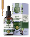 HERBAMAMA 黑莓滴 - Vegan Elderberry液提取用于免疫支持 - 非GMO,酒精和无糖豁免补编,21日供应