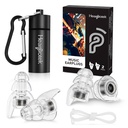 Hearprotek Concert Ear Plugs, 2Pairs Reusable high Fidelity Musician Ear Plugs for Concerts Loud Music-Noise Reduction Ear Protection earplugs for Rave,Festival,Music,Tinnitus Relief