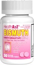 健康 A2Z® Bismuth | Bismuth 亚硅酸盐 262mg | 多音节救济 | (50 Counter (Pack of 1))