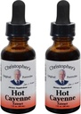 克里斯托弗的原始配方 热Cayenne提取, 1 fl oz - 天然草药补充 - 包 2