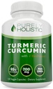 含有生物丙烯的图尔克霉素 - 120 Vegan Capsules - 每Capsule的图尔克霉素 - 95% Crucuminoids